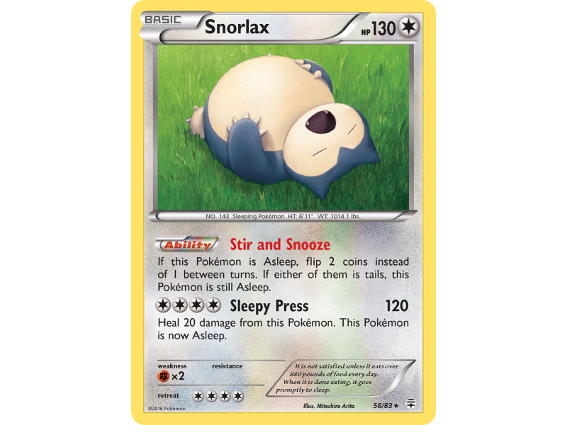 Snorlax (Reverse Holo)