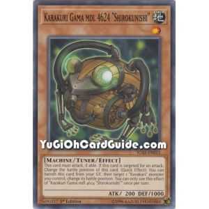 Karakuri Gama mdl 4624 "Shirokunishi" (Common) – Ignition Assault | Carta YUGIOH en México