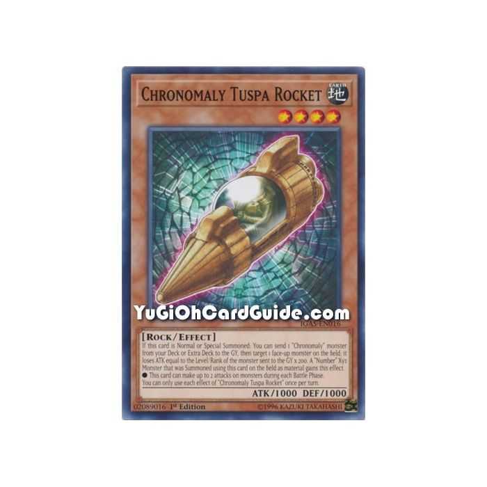 Chronomaly Tuspa Rocket (Common) – Ignition Assault | Carta YUGIOH en México