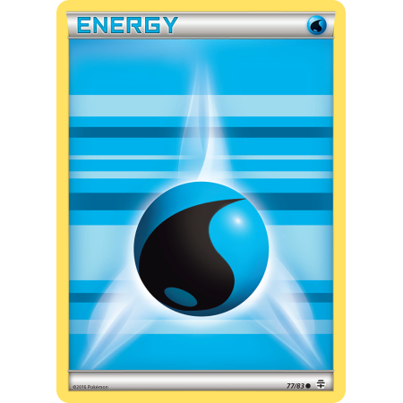 Water Energy (Reverse Holo)