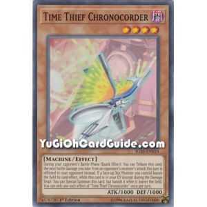 Time Thief Chronocorder (Common) – Ignition Assault | Carta YUGIOH en México