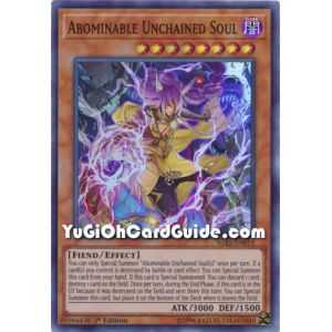 Abominable Unchained Soul (Super Rare) – Ignition Assault | Carta YUGIOH en México