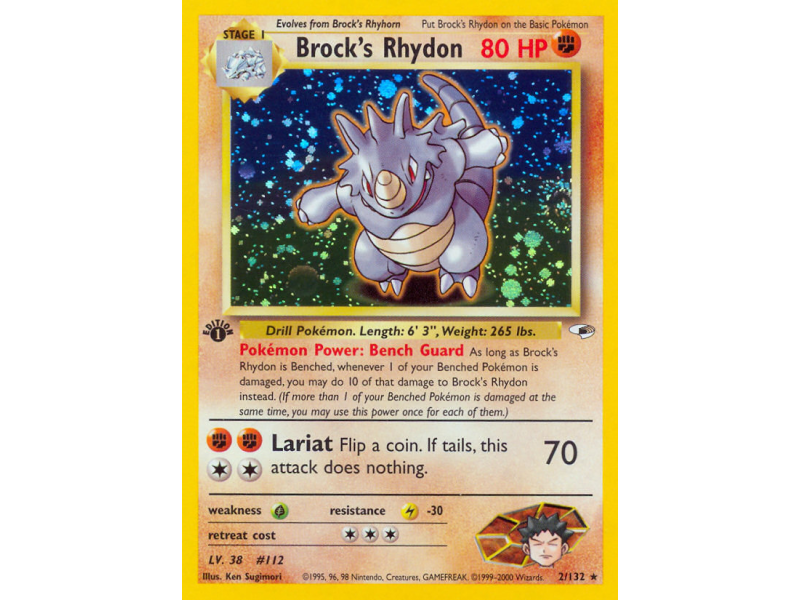 Brock's Rhydon (Holo)