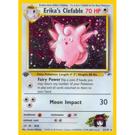 Erika's Clefable (Holo)