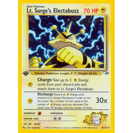 Lt. Surge's Electabuzz (Holo)