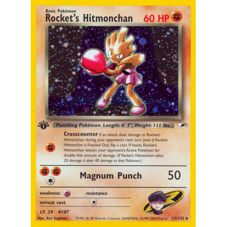 Rocket's Hitmonchan (Holo)