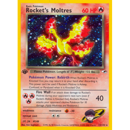 Rocket's Moltres (Holo)