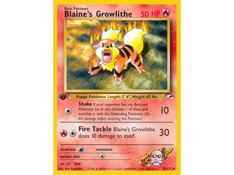 Blaine's Growlithe