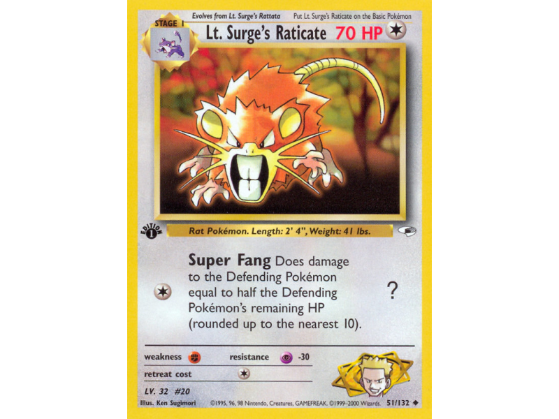 Lt. Surge's Raticate