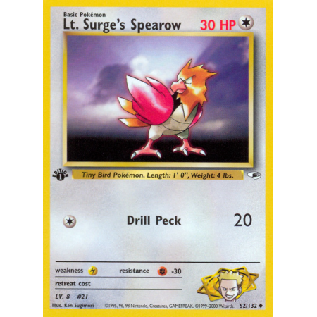 Lt. Surge's Spearow