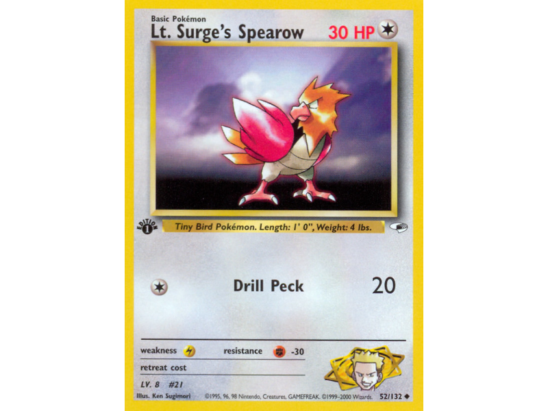 Lt. Surge's Spearow
