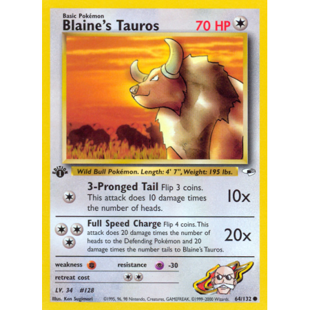 Blaine's Tauros