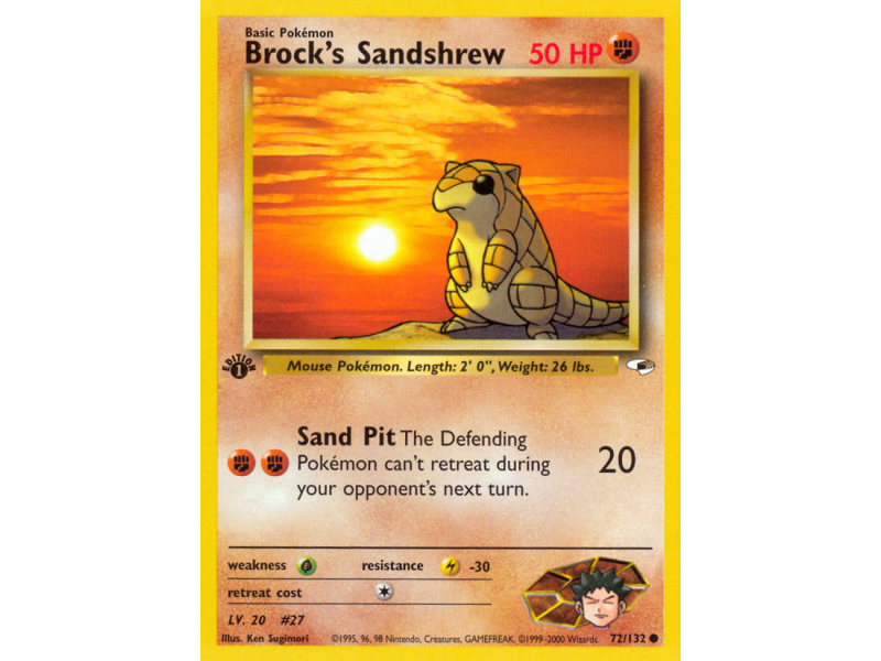 Brock's Sandshrew