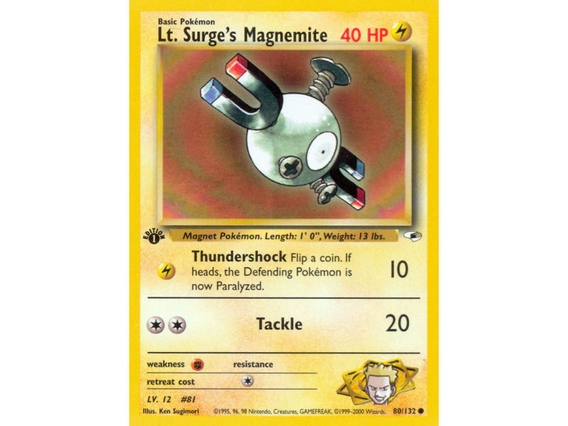 Lt. Surge's Magnemite