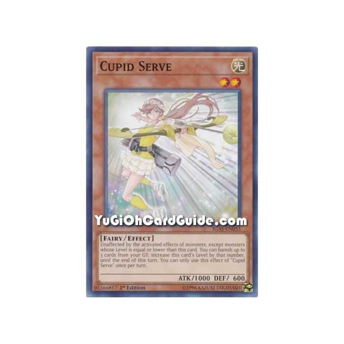 Cupid Serve (Common) – Ignition Assault | Carta YUGIOH en México