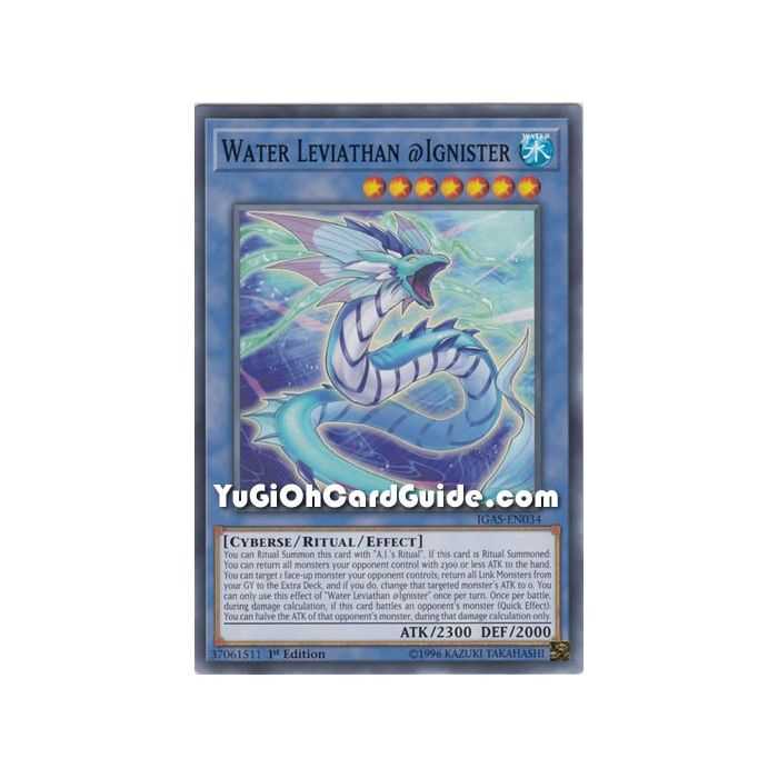 Water Leviathan @Ignister (Common) – Ignition Assault | Carta YUGIOH en México