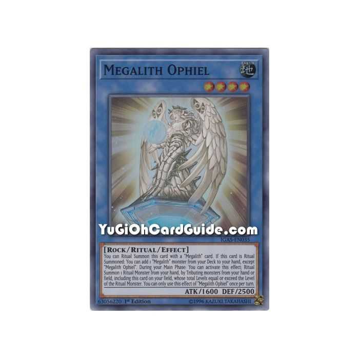 Megalith Ophiel (Super Rare) – Ignition Assault | Carta YUGIOH en México