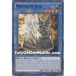Megalith Och (Common) – Ignition Assault | Carta YUGIOH en México