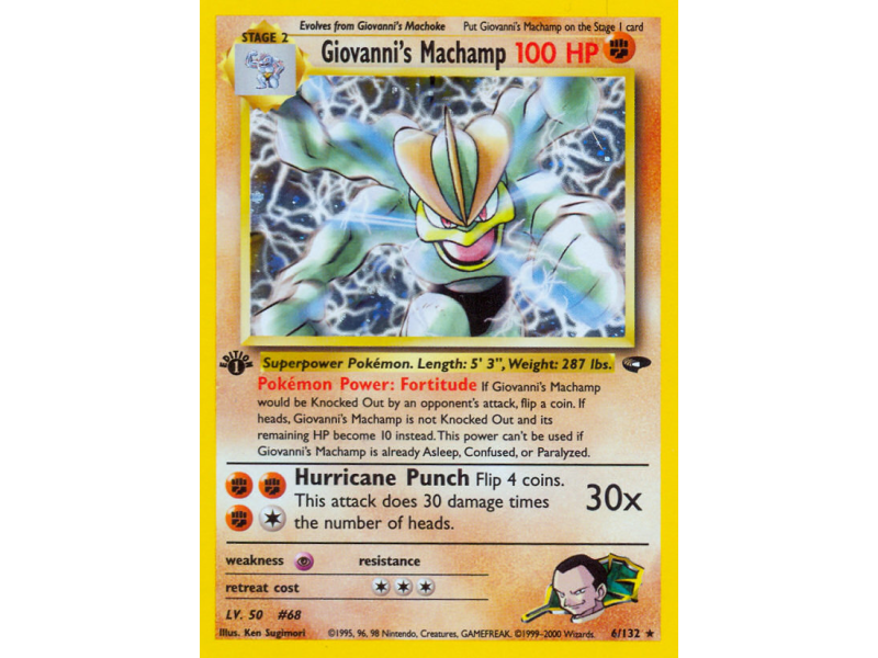 Giovanni's Machamp (Holo)