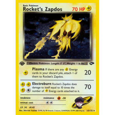 Rocket's Zapdos (Holo)