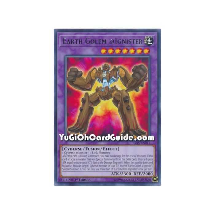 Earth Golem @Ignister (Rare) – Ignition Assault | Carta YUGIOH en México