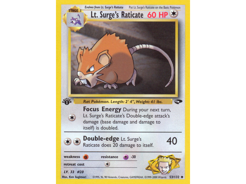 Lt. Surge's Raticate