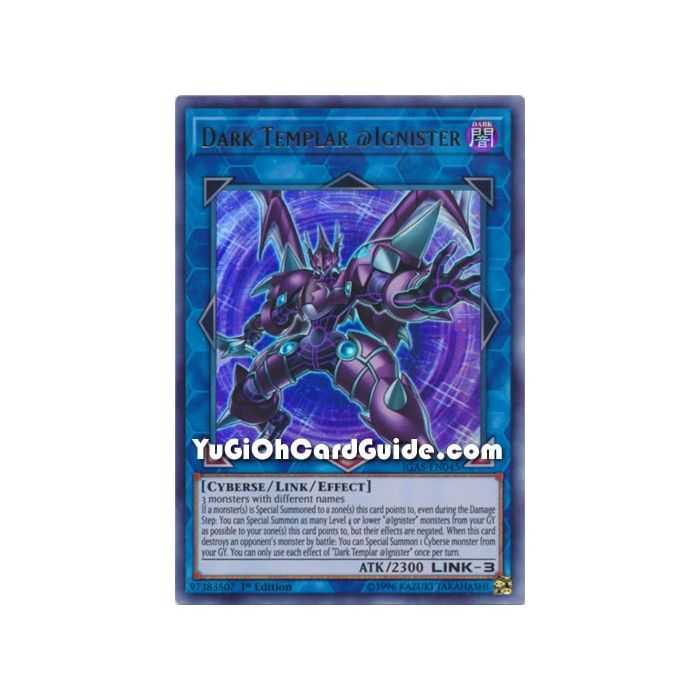 Dark Templar @Ignister (Ultra Rare) – Ignition Assault | Carta YUGIOH en México