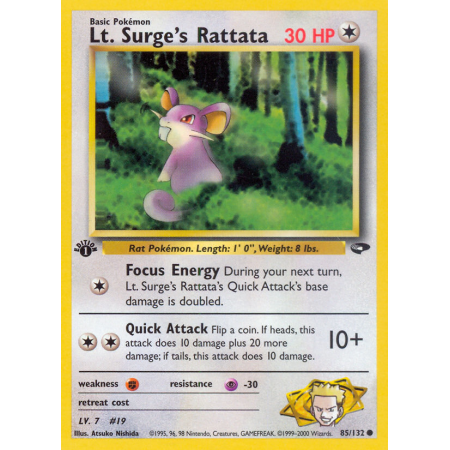 Lt. Surge's Rattata