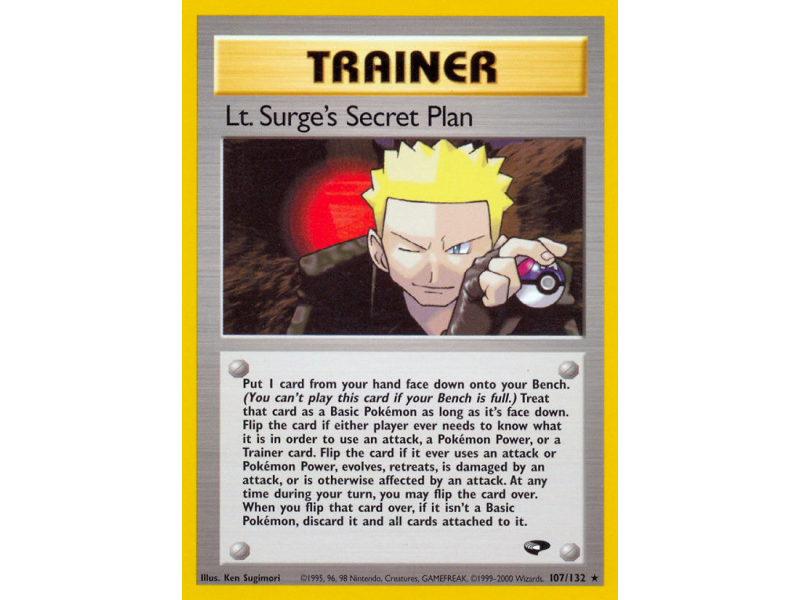 Lt. Surge's Secret Plan