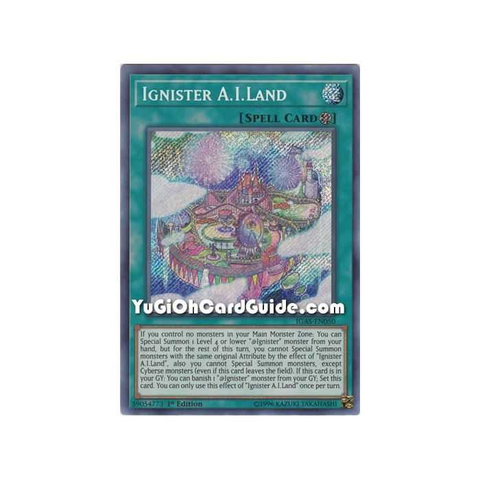 Ignister A.I.Land (Secret Rare) – Ignition Assault | Carta YUGIOH en México