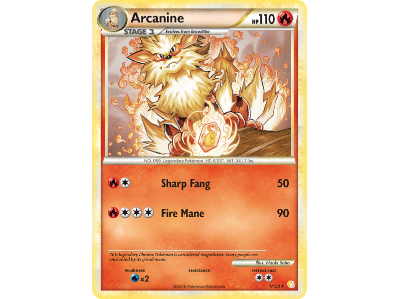 Arcanine (Reverse Holo)