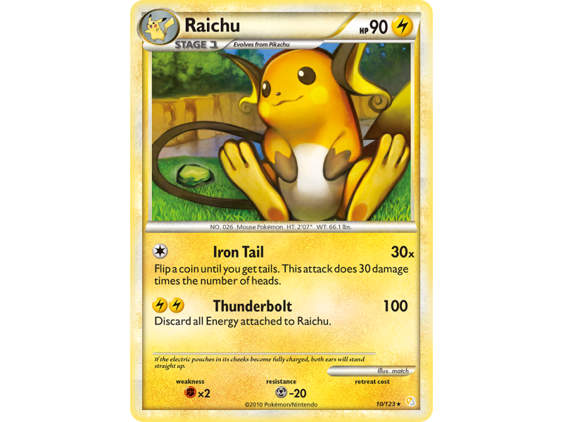 Raichu (Reverse Holo)