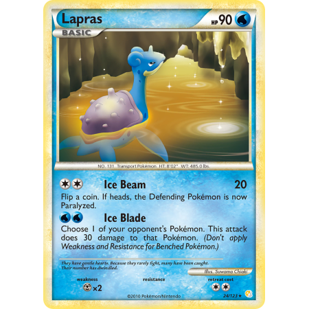 Lapras (Reverse Holo)