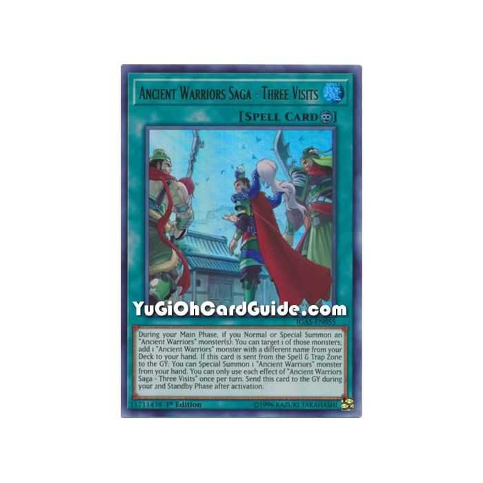 Ancient Warriors Saga - Three Visits (Ultra Rare) – Ignition Assault | Carta YUGIOH en México