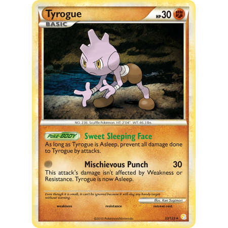 Tyrogue (Reverse Holo)