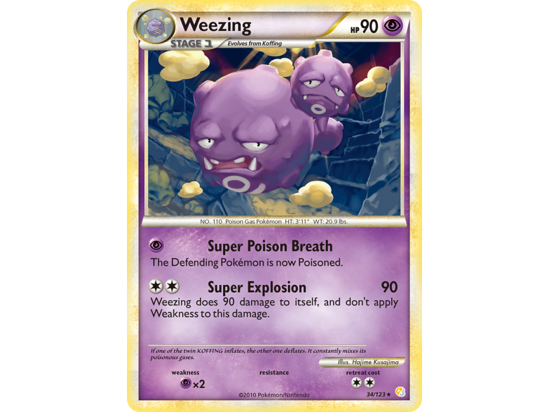 Weezing (Reverse Holo)