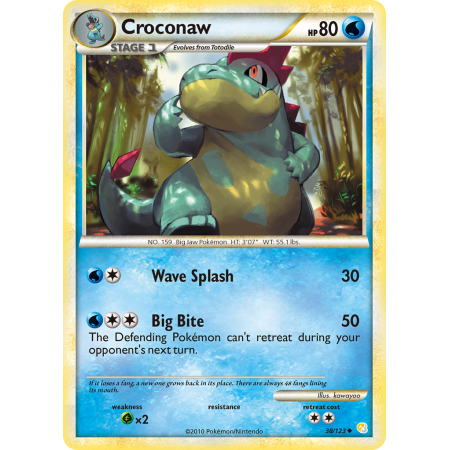 Croconaw (Reverse Holo)