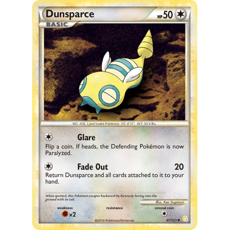 Dunsparce (Reverse Holo)