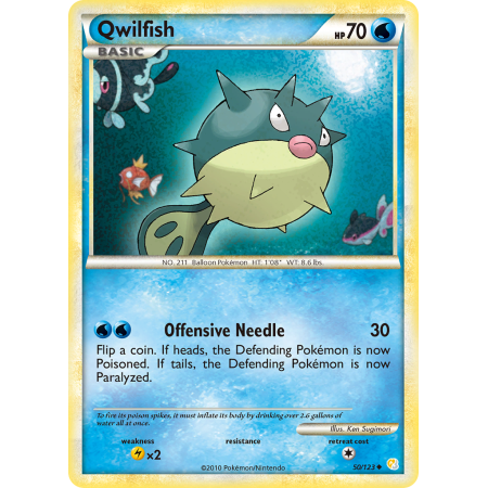 Qwilfish (Reverse Holo)