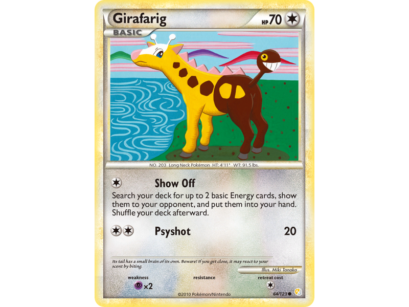 Girafarig (Reverse Holo)