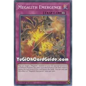 Megalith Emergence (Common) – Ignition Assault | Carta YUGIOH en México