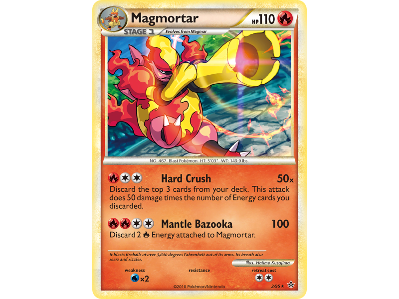 Magmortar (Reverse Holo)