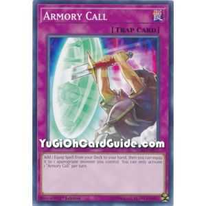 Armory Call (Common) – Ignition Assault | Carta YUGIOH en México