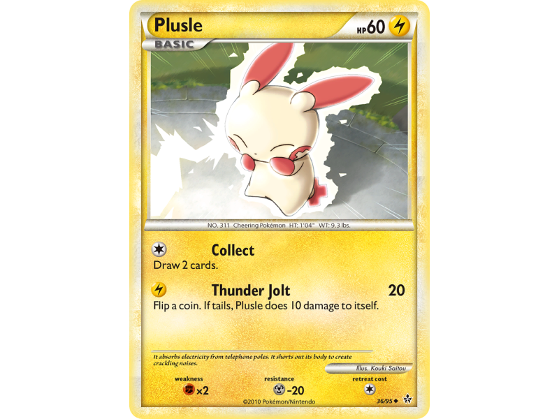 Plusle (Reverse Holo)