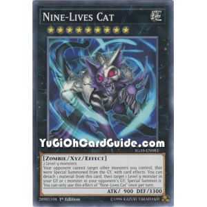 Nine-Lives Cat (Common) – Ignition Assault | Carta YUGIOH en México