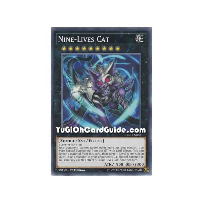Nine-Lives Cat (Common) – Ignition Assault | Carta YUGIOH en México