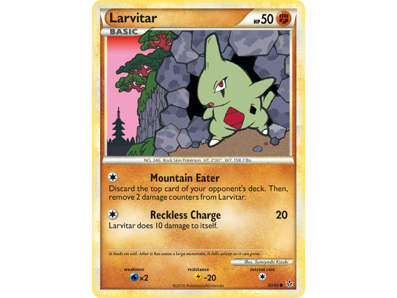 Larvitar (Reverse Holo)