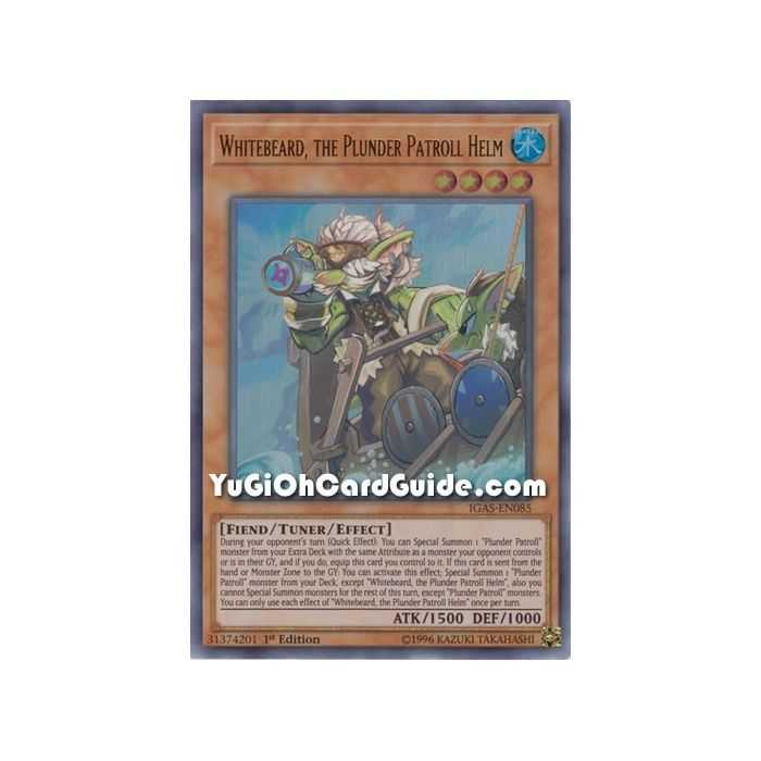 Whitebeard, the Plunder Patroll Helm (Ultra Rare) – Ignition Assault | Carta YUGIOH en México