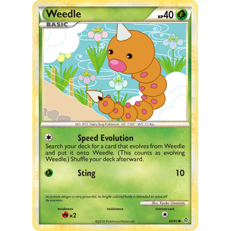 Weedle (Reverse Holo)