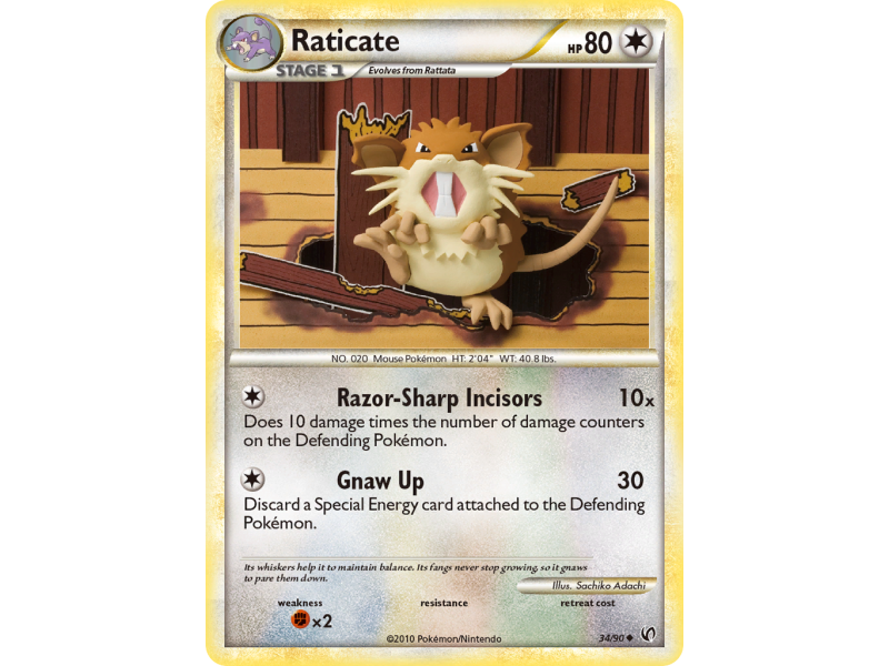 Raticate (Reverse Holo)